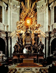 The Chair of St. Peter by Bernini